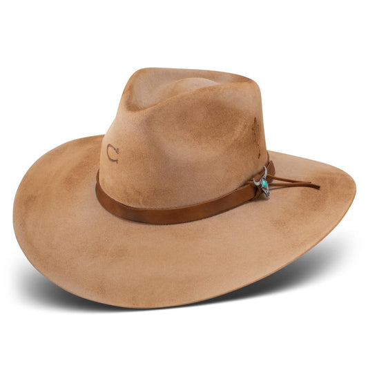 Charlie 1 Horse Tan Lakota 3 1/2" Brim Fashion Hat
