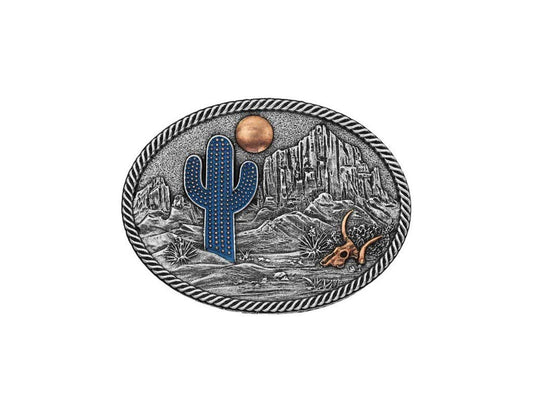 Montana Silversmiths Men's Copper Buffalo Indian Head Nickel Belt Buckle - 4050Blb-941L