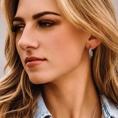 Montana Silversmiths Western Lifestyle Hoop Stud/Post Earrings