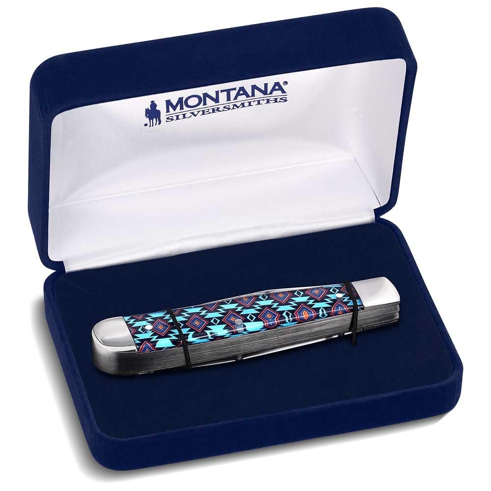 Montana Silversmiths Trapper Folding Pocket Knife