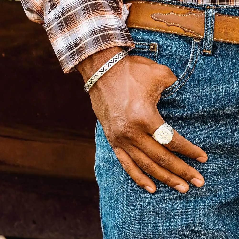 Montana Silversmiths Made in the USA Western Lifestyle Men's Bracelet