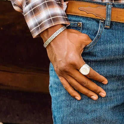 Montana Silversmiths Made in the USA Western Lifestyle Men's Bracelet