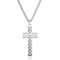 Montana Silversmiths Western Lifestyle Made in the USA Men's Christian Faith Cross Pendant Necklace