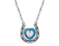 Montana Silversmiths The Love Inside Luck Horseshoe Necklace - NC4923