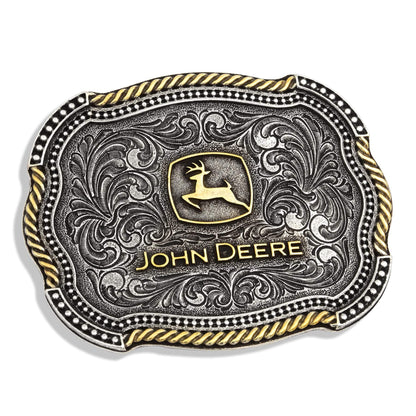 Montana Silversmiths Officially Licensed John Deere Farming Western Belt Buckle