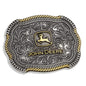 Montana Silversmiths Officially Licensed John Deere Farming Western Belt Buckle