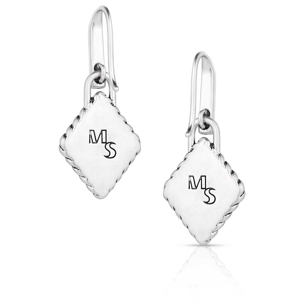 Montana Silversmiths Western Lifestyle Crafted Turquoise Drop/Dangle Earrings