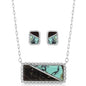 Montana Silversmiths Western Lifestyle Crafted Turquoise Jewelry Set