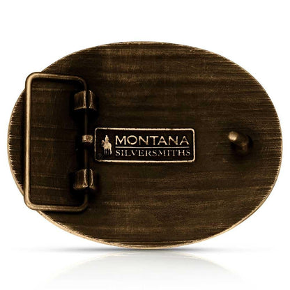 Montana Silversmiths 2nd Amendment Series Attitude Western Belt Buckle