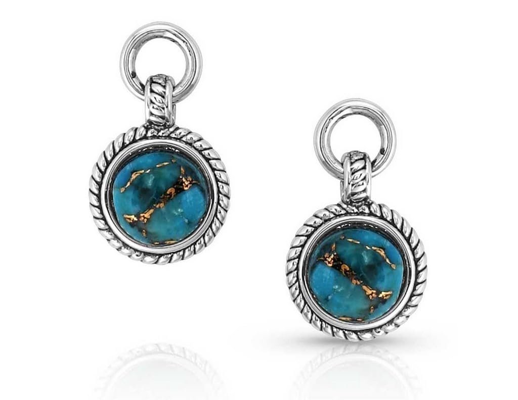 Montana Silversmiths Western Lifestyle Turquoise Post/Stud Earrings (Dream Out West)