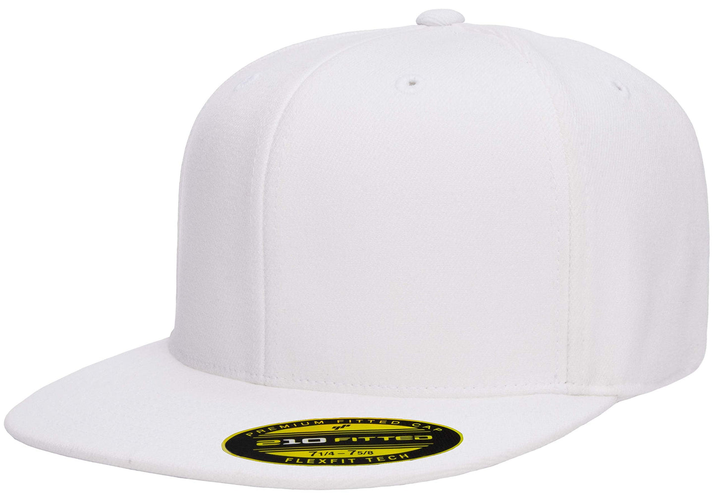 Flexfit Men's 210 Fitted Flat Bill Cap Hat