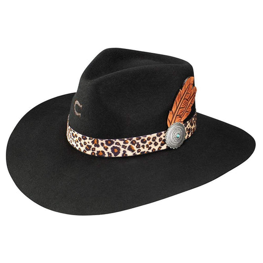 Charlie 1 Horse Heatseeker Felt 3 3/4" Brim Fashion Hat