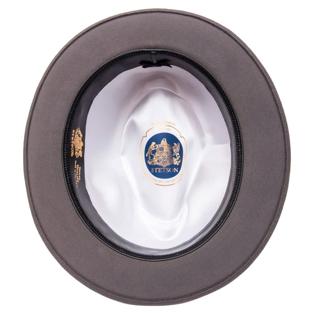 Stetson Men's Saxon Royal Quality Fur Felt Hat, Caribou, 6.875