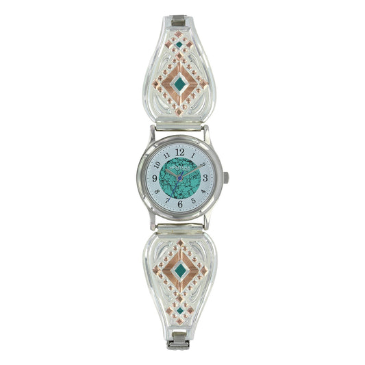 Montana Silversmiths Two Tone Southwestern Beats Expansion Watch