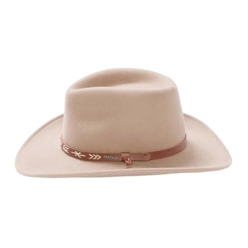 Stetson Men's Santa Fe Crushable Wool Hat (Black, Large)