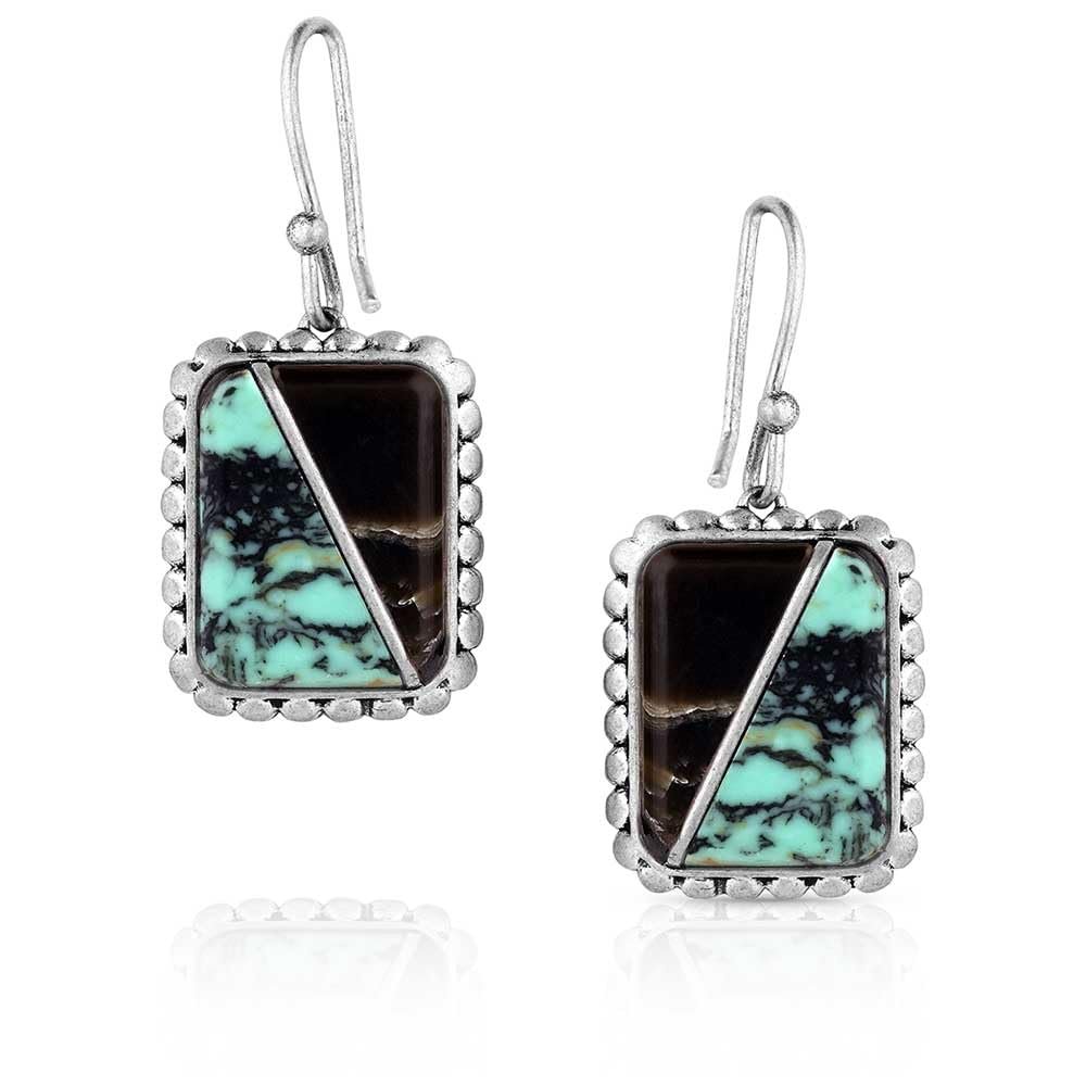 Montana Silversmiths Western Lifestyle Crafted Turquoise Drop/Dangle Earrings