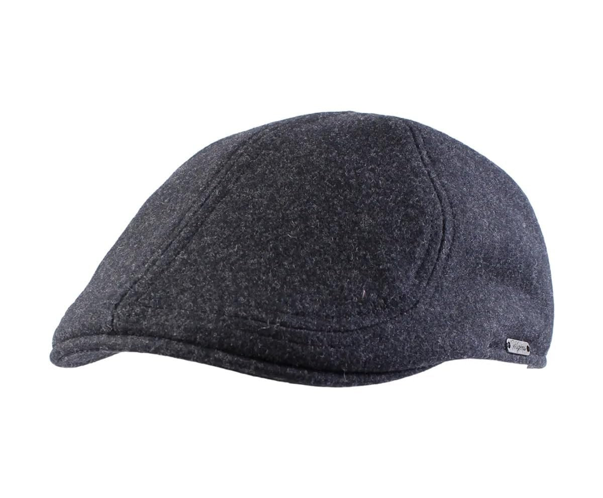 Wigens Men's Classic 100% Melton Wool Pub Cap