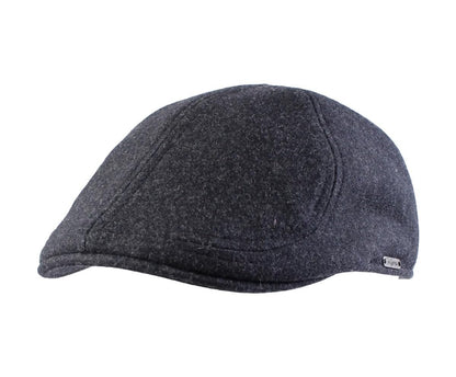 Wigens Men's Classic 100% Melton Wool Pub Cap
