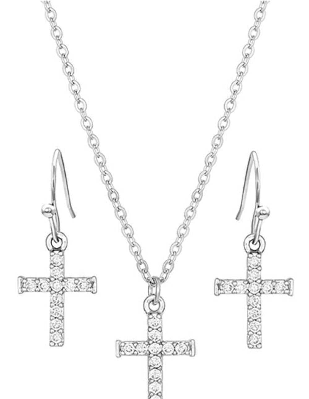Montana Silversmiths Western Lifestyle Cross Jewelry Set