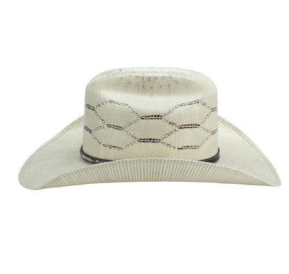 Bullhide Rodeo Round Up Straw Collection King Cobra 20X Cowboy Hat in Size 7 5/8 Natural