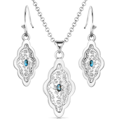 Montana Silversmiths Western Lifestyle Crafted Turquoise Jewelry Set