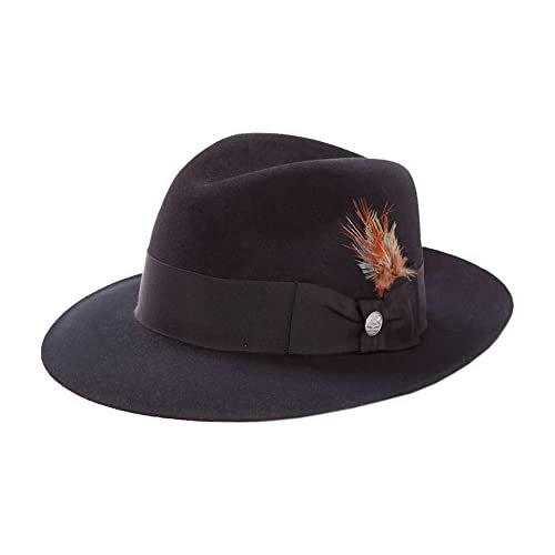 Stetson Temple Fur Felt Fedora Hat