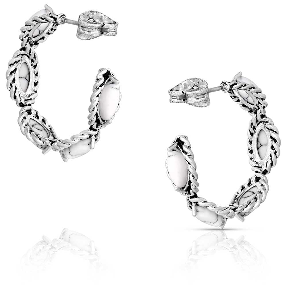 Montana Silversmiths Western Lifestyle Hoop Stud/Post Earrings