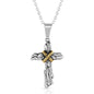 Montana Silversmiths Christian Faith Cross Men's Necklace (Rugged Faith)