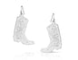 Montana Silversmiths Chiseled Boots Earrings - ER5668