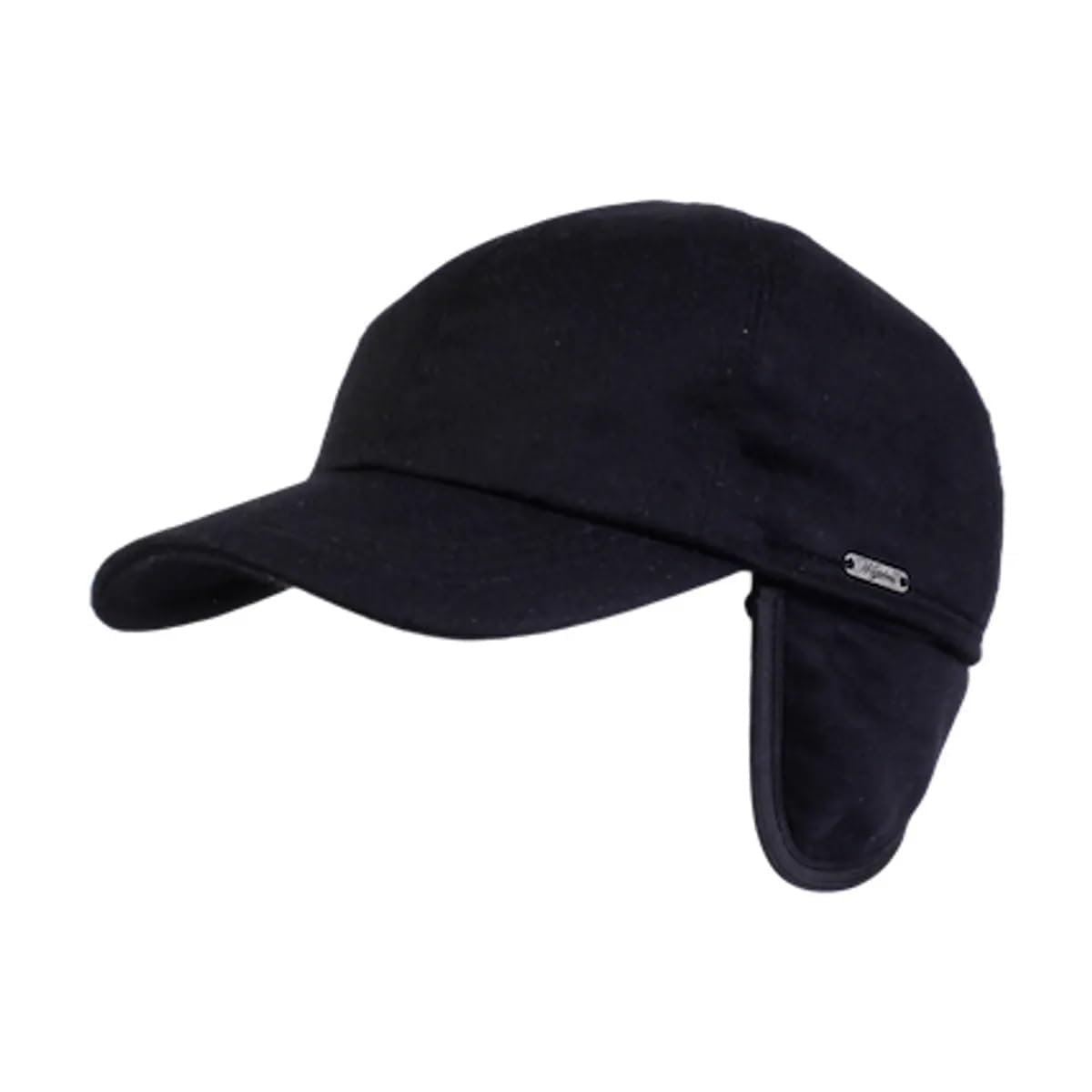 Wigens Kent 100% Cashmere Baseball Cap with Earflaps