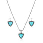 Montana Silversmiths Western Lifestyle Crafted Turquoise Jewelry Set