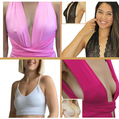 Push Up Sticky Bra, Breast Lifters, Backless, Strapless, Breast Shaper, Adhesive, Nipple Cover, Pasty, Cup Size