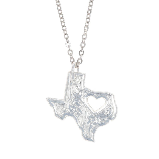 Montana Silversmiths I Heart Texas Necklace (NC2370TX)