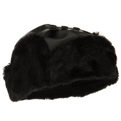 Broner Mens Vinyl Trooper Aviator Cap Hat