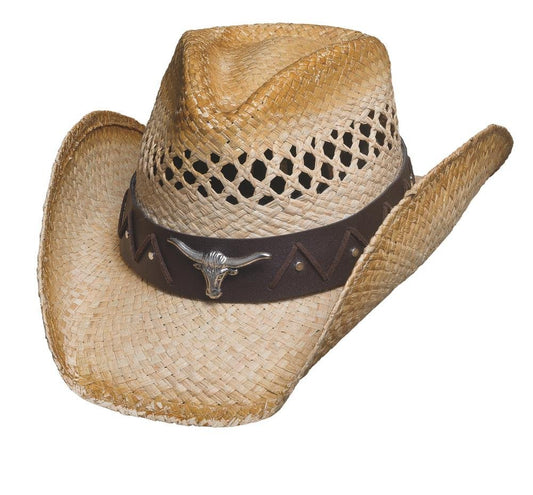Bullhide Hats 2847 Run A Muck Collection Texas Ranch L-XL Natural Cowboy Hat