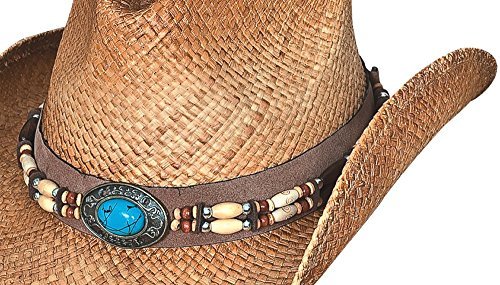 Montecarlo / Bullhide Hats Forbidden Treasure Western Raffia Straw Cowboy Hat