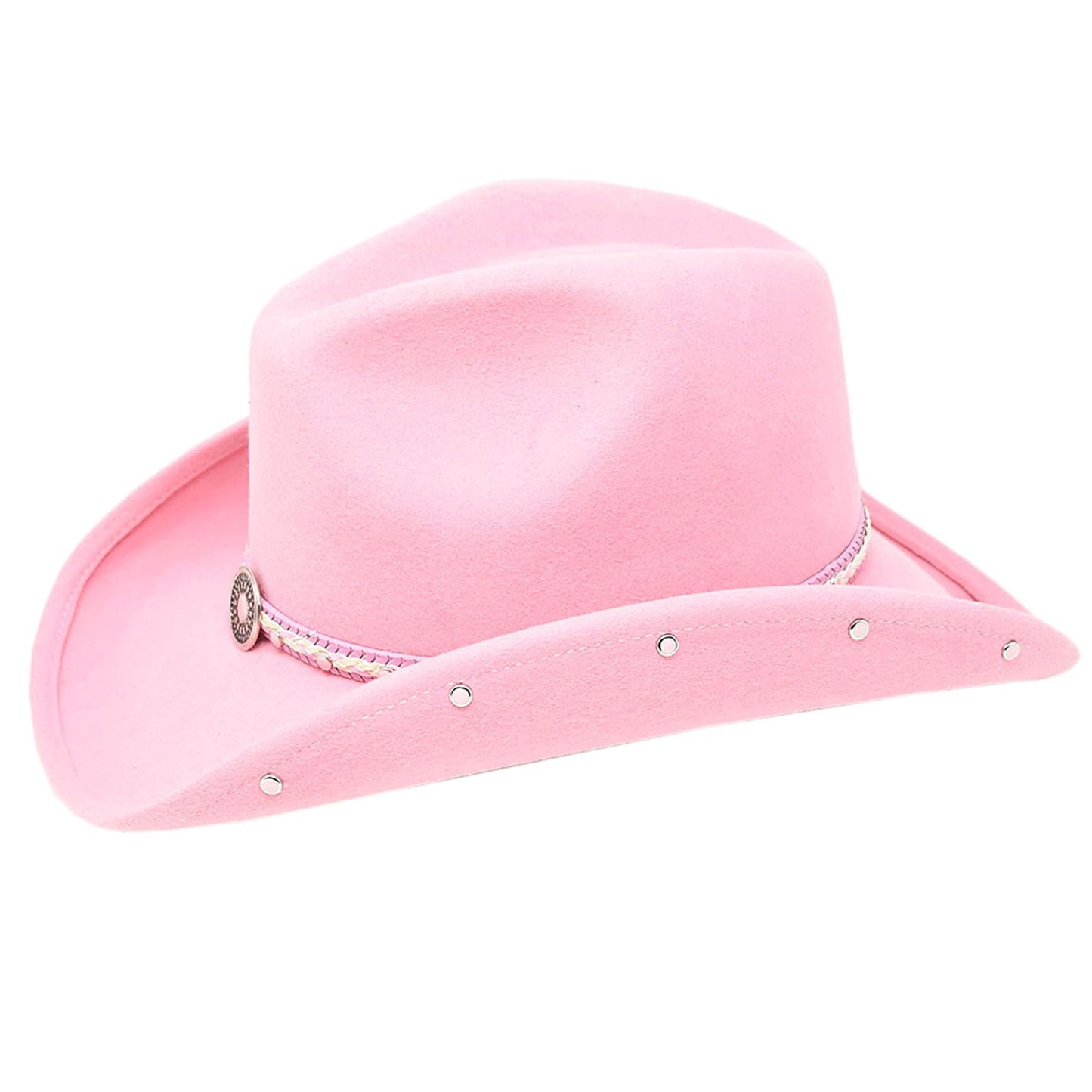 Bullhide Kids' Collection Girls' Baby Jane Premium Wool Western Cowboy Hat, Pink