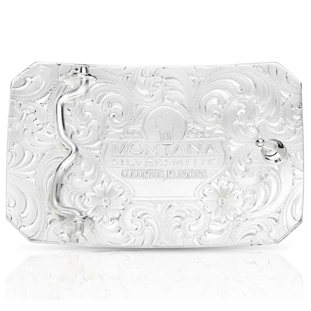 Montana Silversmiths Western Lifestyle Texas/Longhorn Made in the USA Belt Buckle