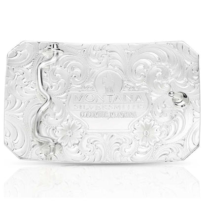 Montana Silversmiths Western Lifestyle Texas/Longhorn Made in the USA Belt Buckle