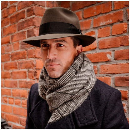 Stetson Temple Fur Felt Fedora Hat