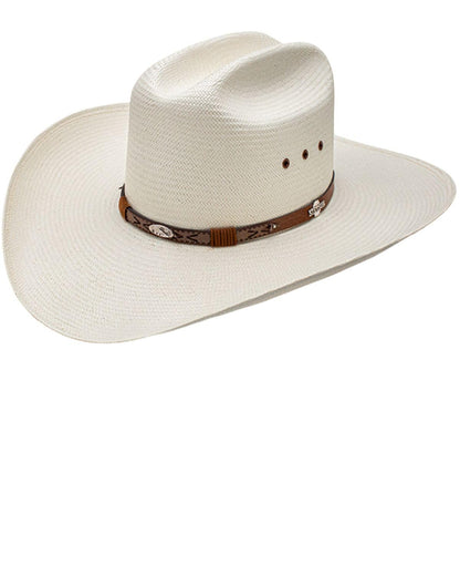 Stetson Unisex Rodeo Natural Cattleman Straw Western Hat Natural 7 1/4