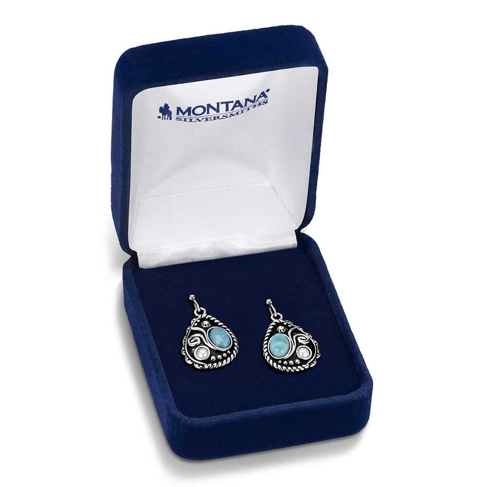 Montana Silversmiths Western Lifestyle Crafted Turquoise Drop/Dangle Earrings