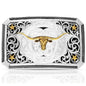Montana Silversmiths Western Lifestyle Texas/Longhorn Made in the USA Belt Buckle