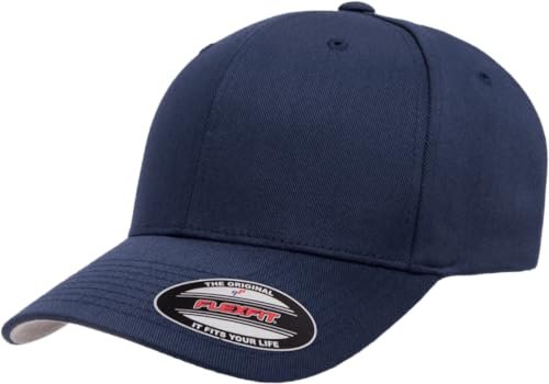 Flexfit Men's Athletic Baseball Fitted Cap Navy