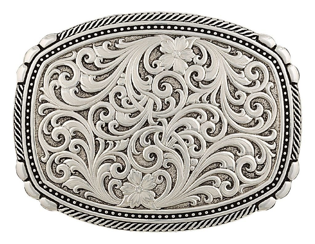Montana Silversmiths Western Lifestyle Silver Made in the USA Belt Buckle