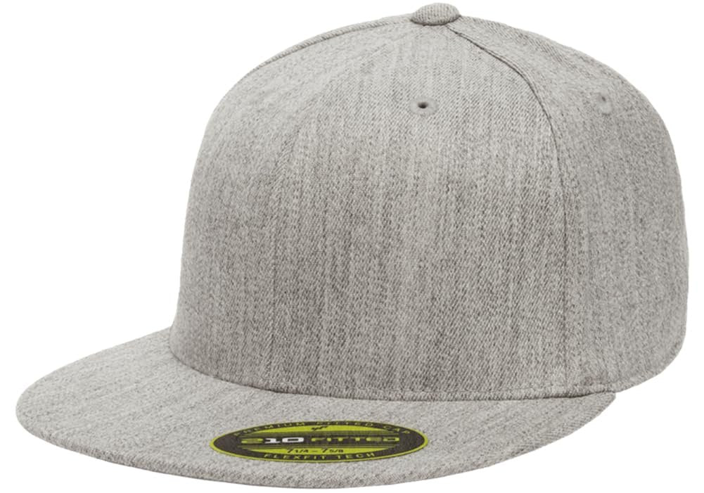 Flexfit Men's 210 Fitted Flat Bill Cap Hat
