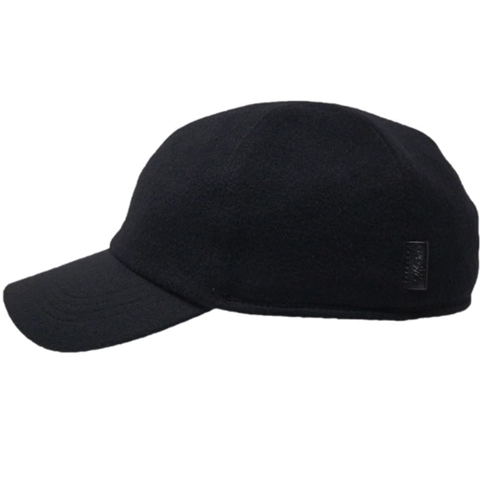 Wigens Kent 100% Cashmere Baseball Cap with Earflaps
