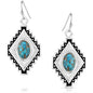 Montana Silversmiths Western Lifestyle Crafted Turquoise Drop/Dangle Earrings