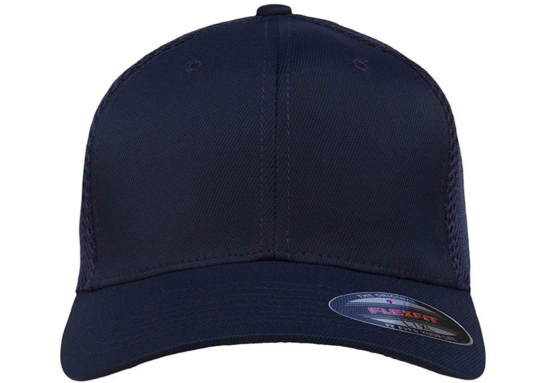 Flexfit Unisex Adult Ultrafibre Airmesh Fitted Cap Hat (6533) Navy
