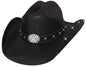 Montecarlo / Bullhide Hats - CONGRESS - 4X Wool Felt Western Cowboy Hat - Black (7-1/8)